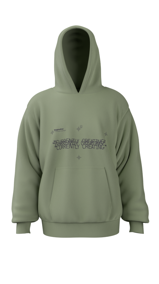 "Currently Creating" Hoodie (Pistachio)