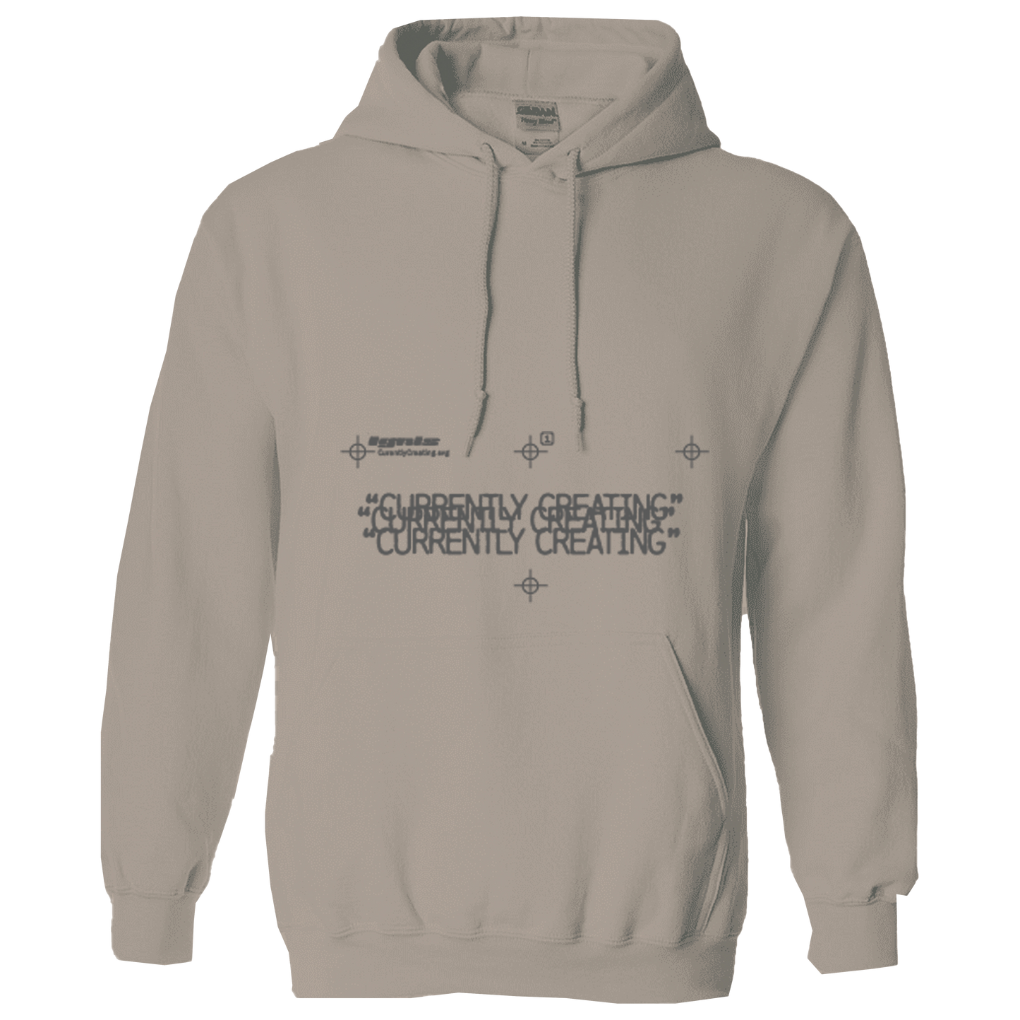 "Currently Creating" Hoodie (Cement)